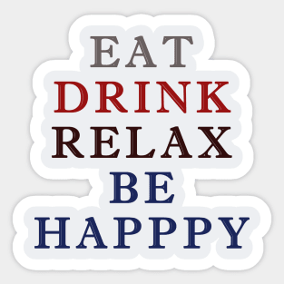 ReLax it's holiday Sticker